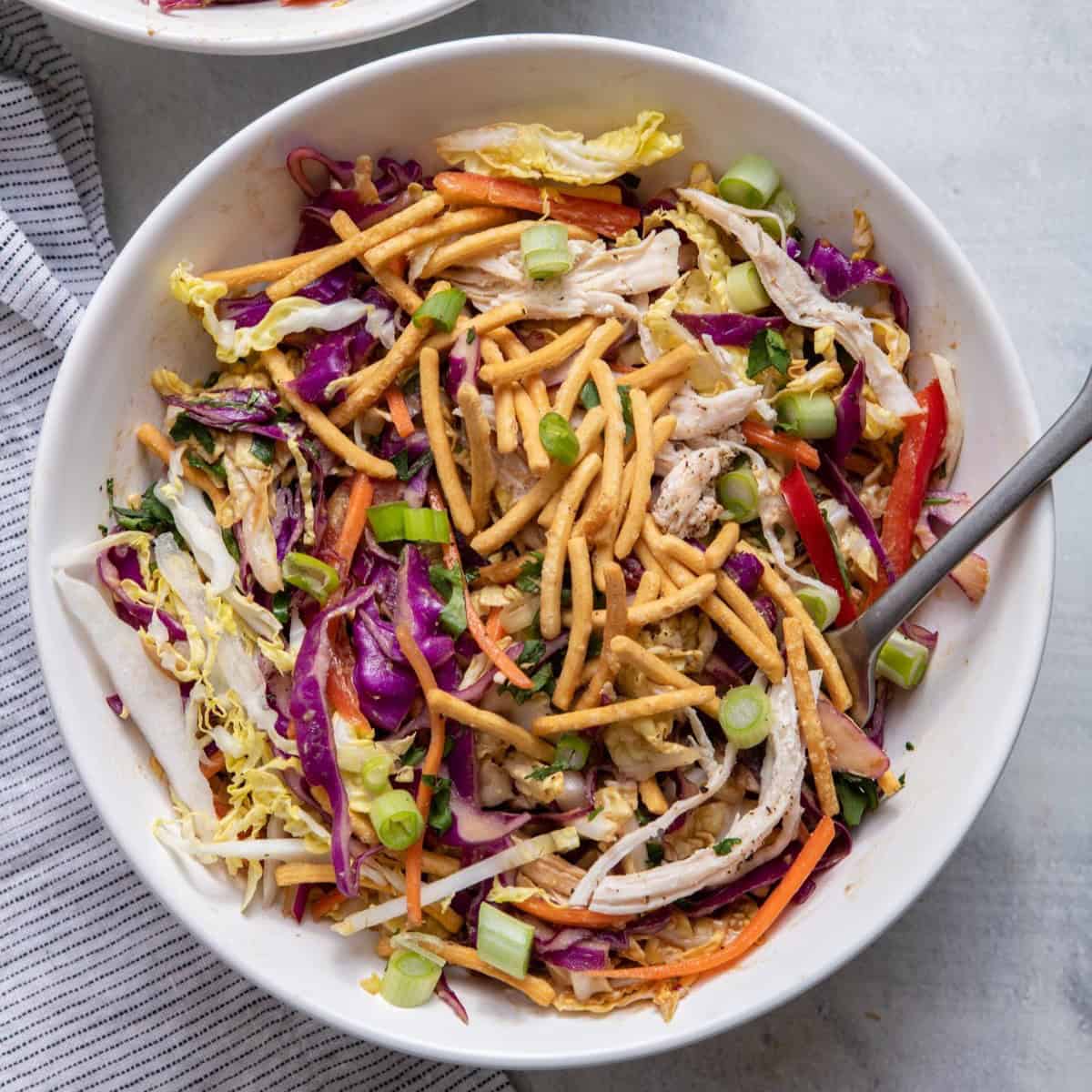 chinese chicken salad dressing recipe Chinese Chicken Salad with Homemade Sesame Dressing