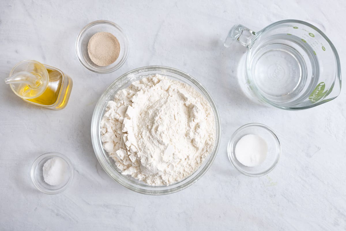 ingredients to make bread