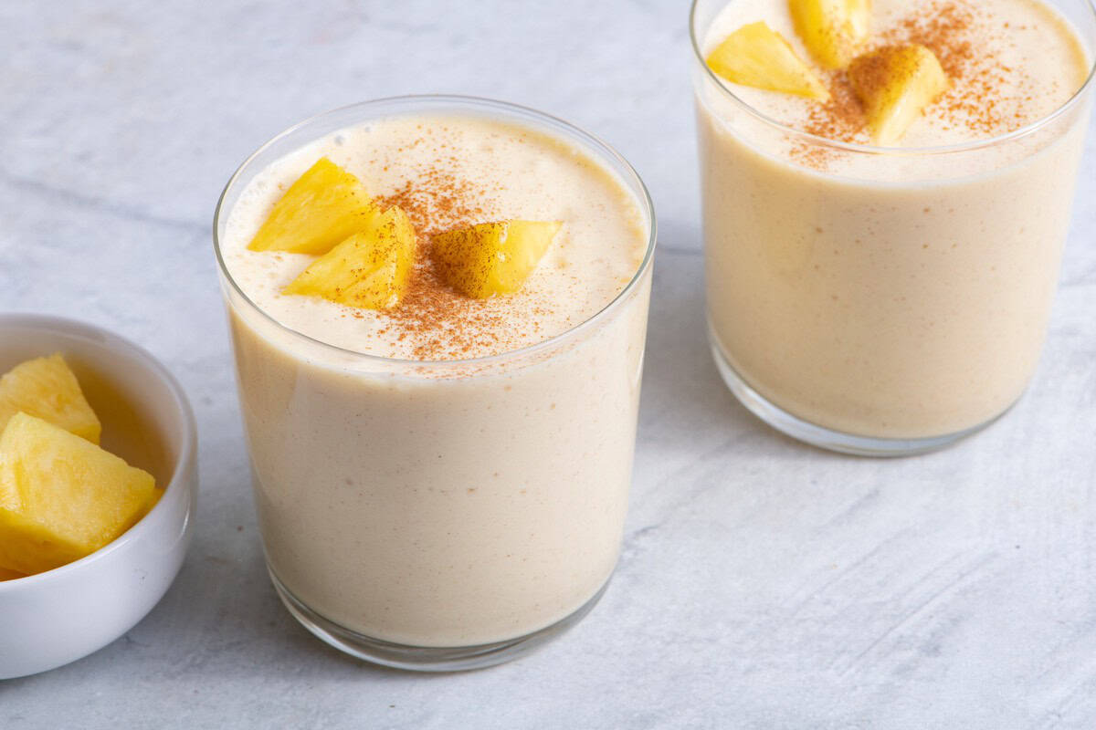 Mango Pineapple Smoothie.