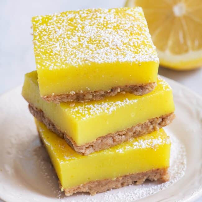 Vegan Lemon Bars..