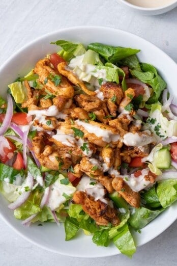 Chicken Shawarma Salad.