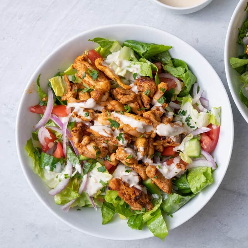 Chicken Shawarma Salad.