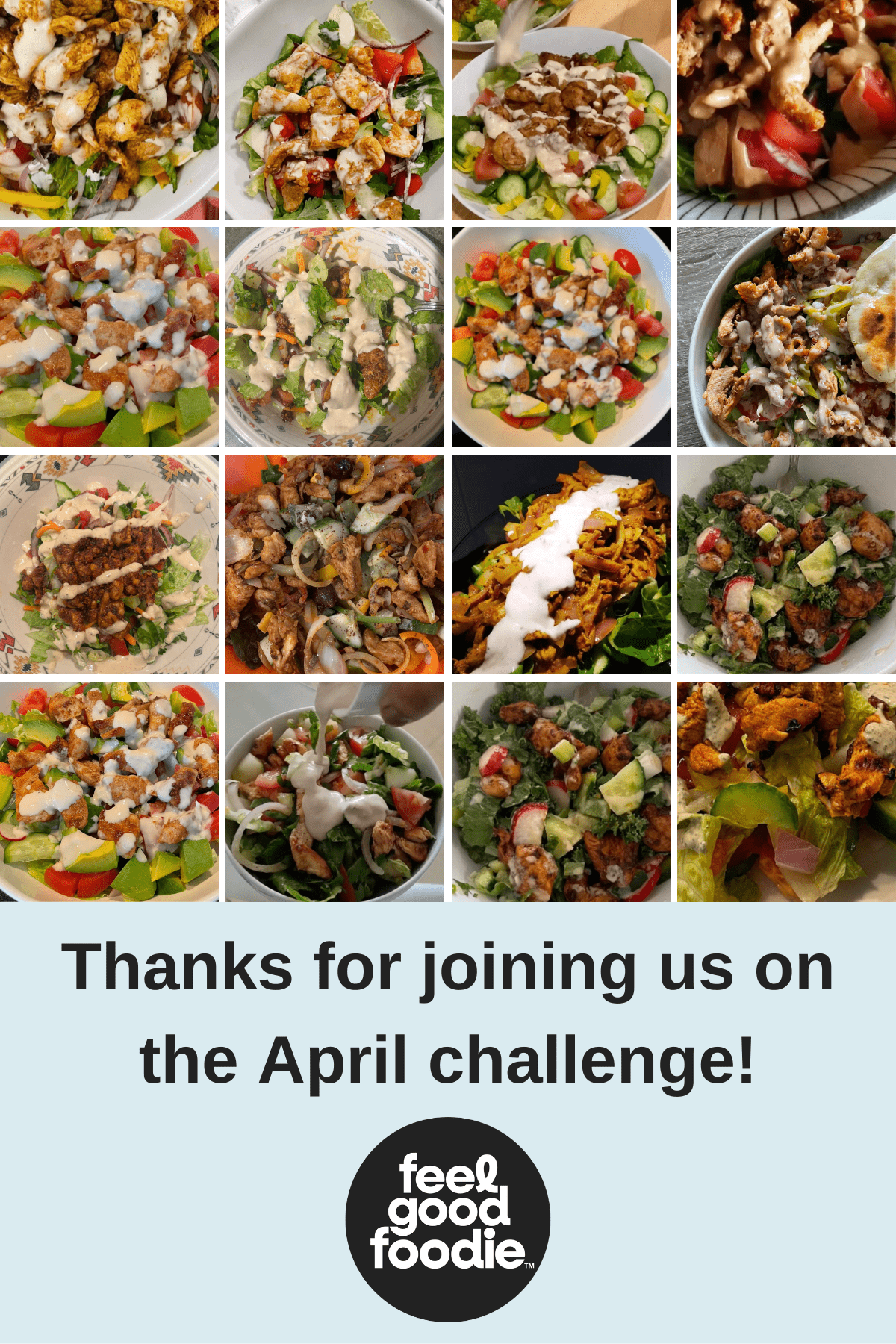 Cooking Challenge April Remakes Collage