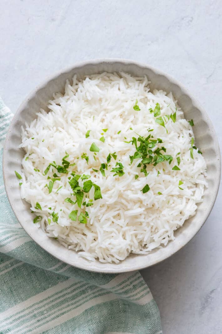 How to Cook Basmati Rice {Perfect Ratio!} - Feel Good Foodie