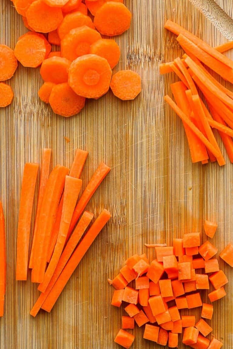 How to Cut Carrots - Feel Good Foodie