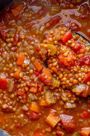 Tomato Lentil Soup.