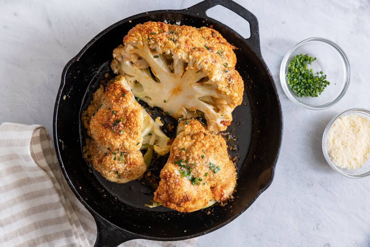 Whole Roasted Cauliflower.