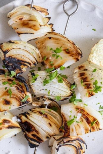 Grilled onions.
