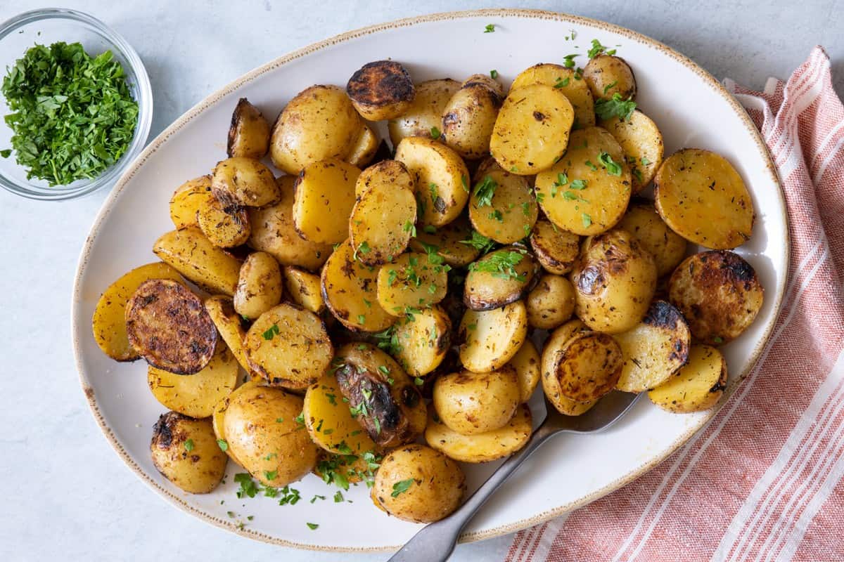 Grilled Potatoes.
