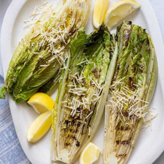 Grilled Romaine Lettuce.