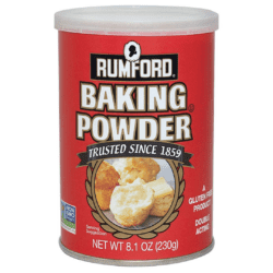 container of baking powder