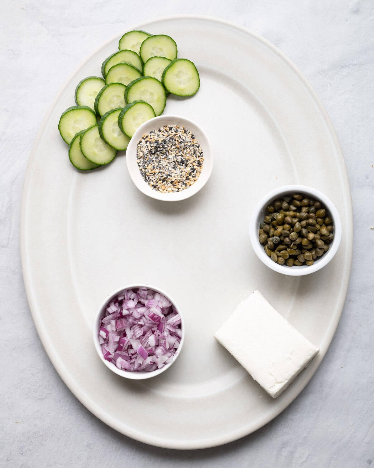 Phase one of setting up the platter.