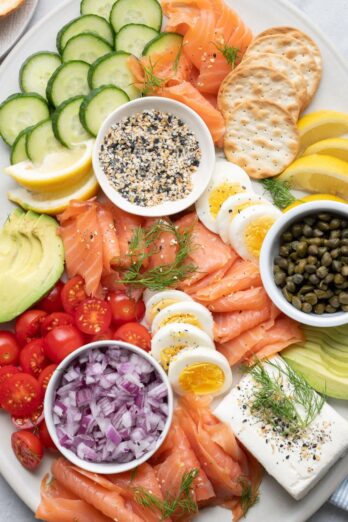 Smoked Salmon Platter.