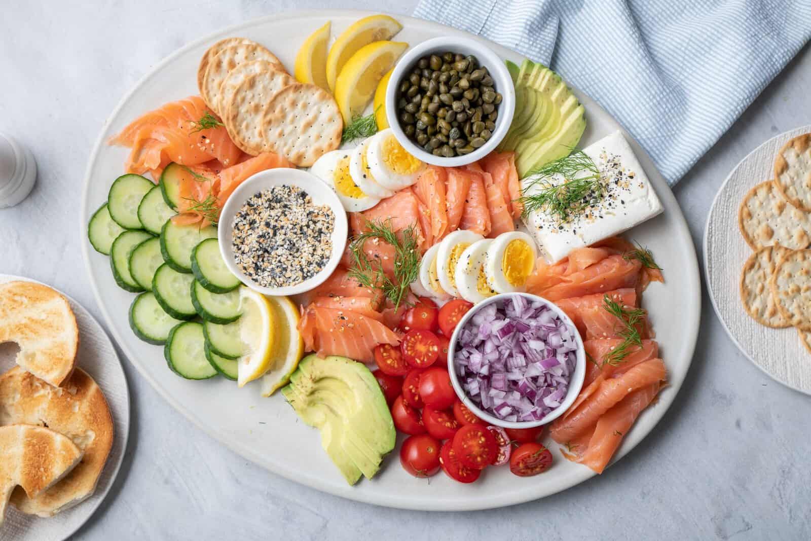 Smoked Salmon Platter.