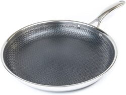 HexClad Stainless Steel Frying Pan