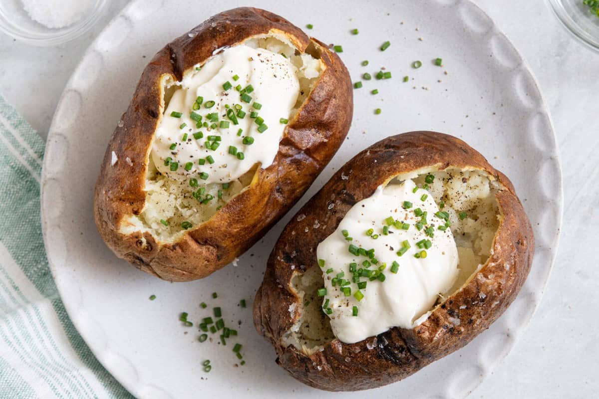 Air Fryer Baked Potato.