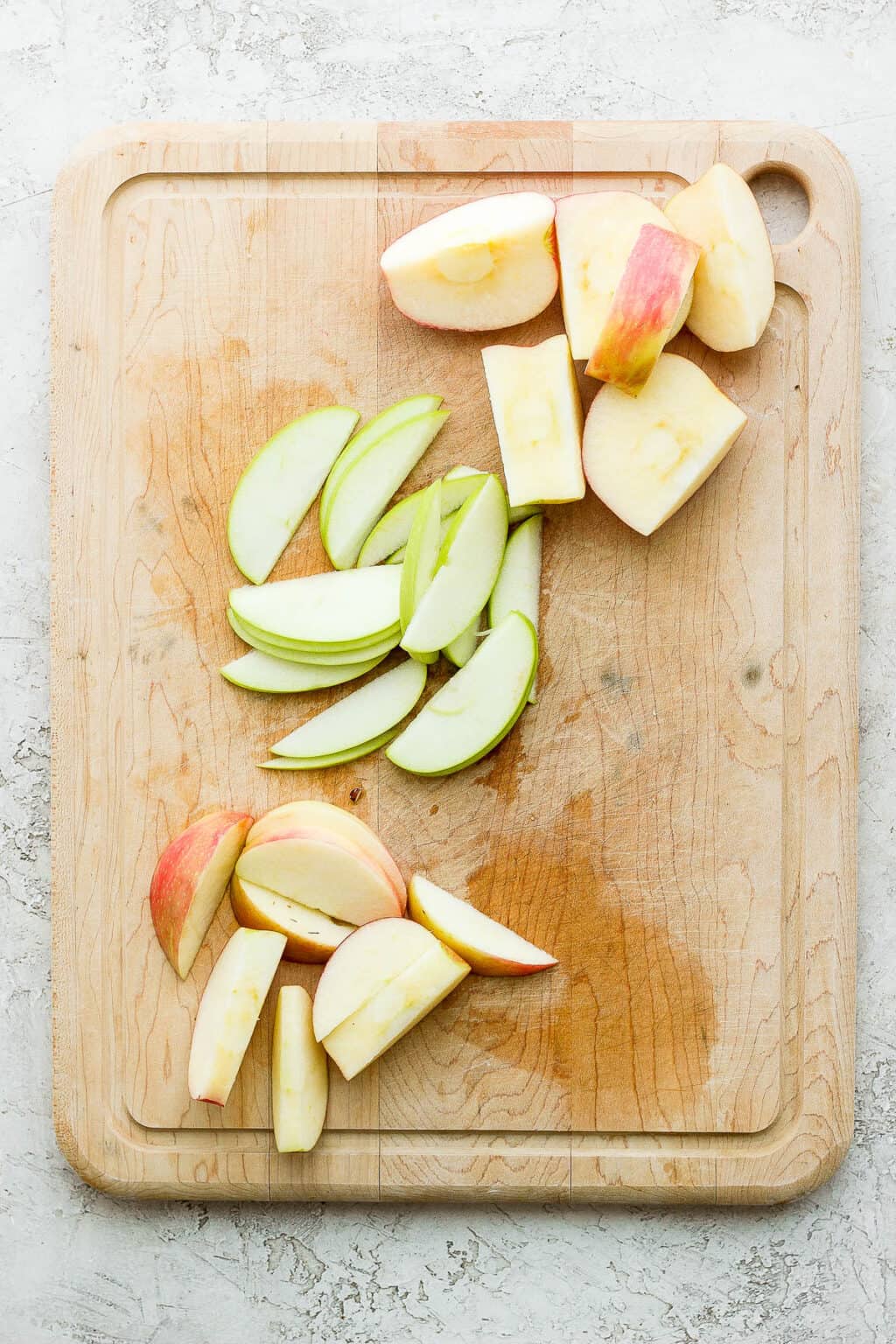 How to Cut an Apple - Feel Good Foodie