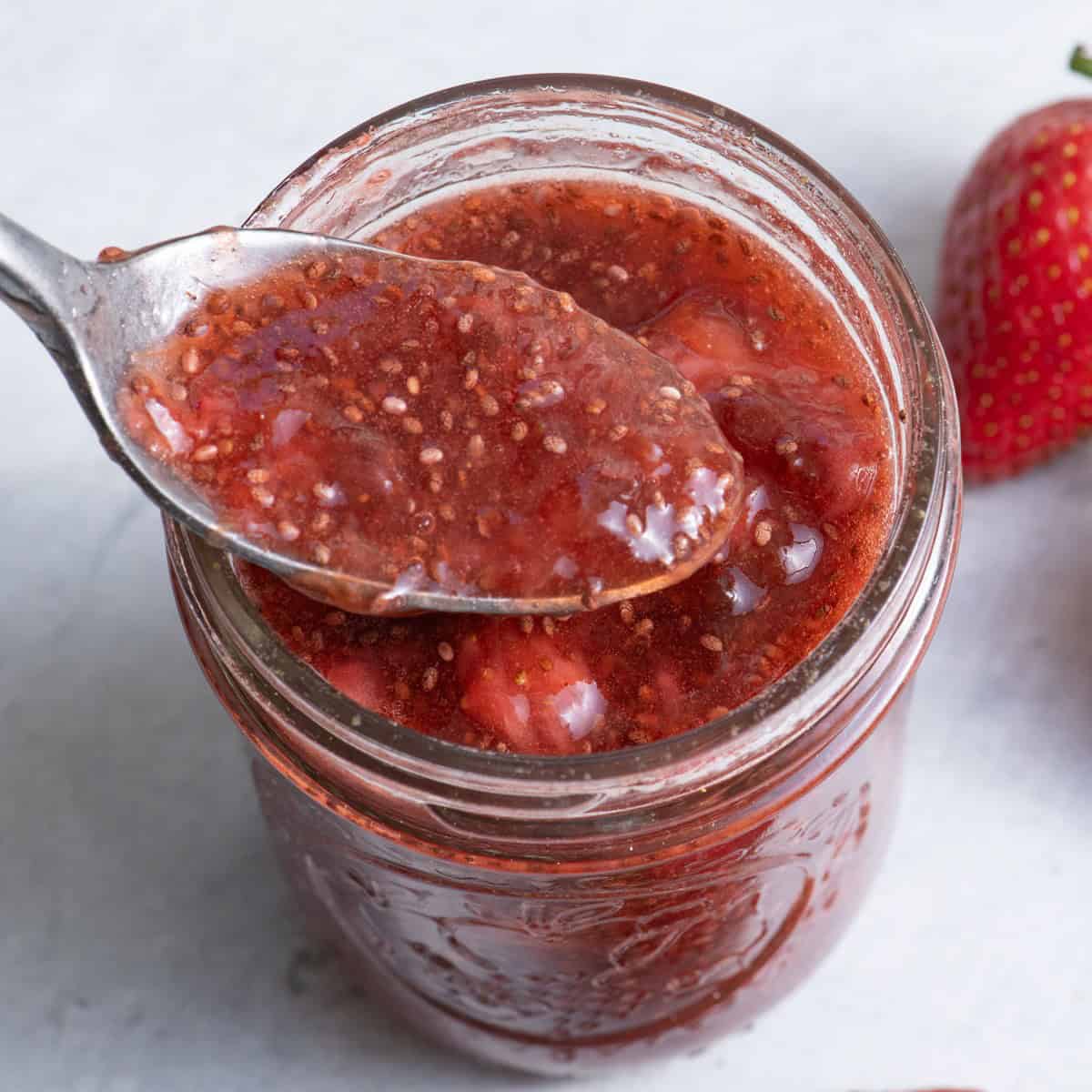 Strawberry Chia Jam Recipe