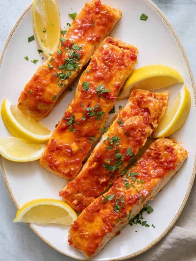 Harissa Glazed Salmon