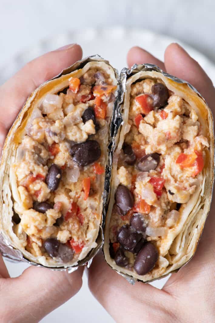 Breakfast Burritos Recipe Southwest-Style Filling