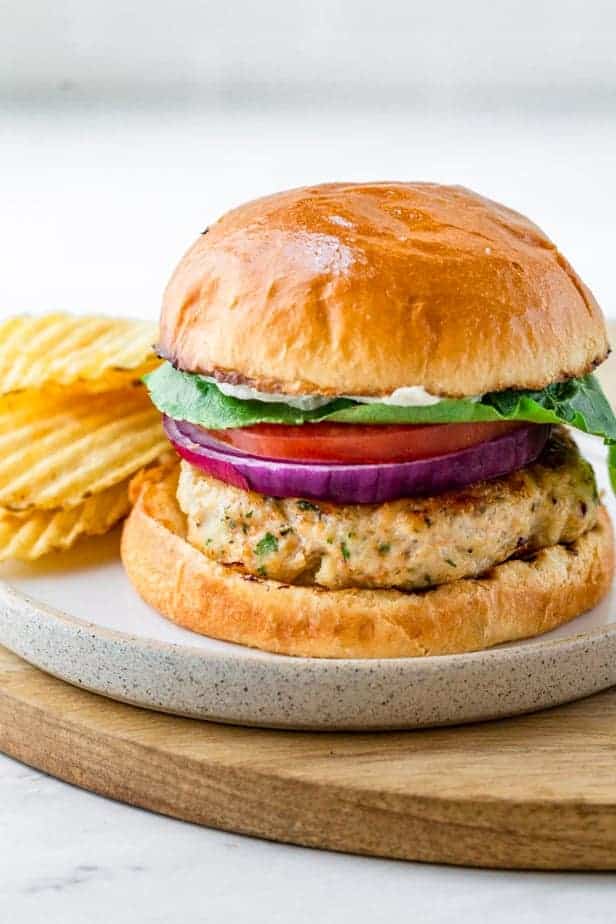 Ground Chicken Burgers - FeelGoodFoodie
