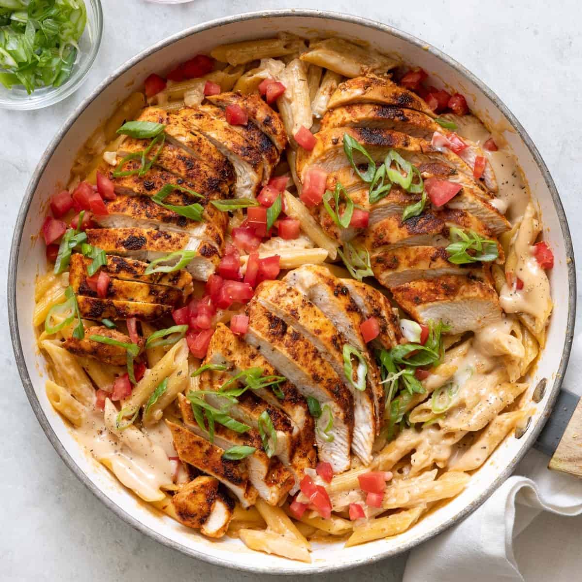 Creamy Cajun Chicken Pasta.