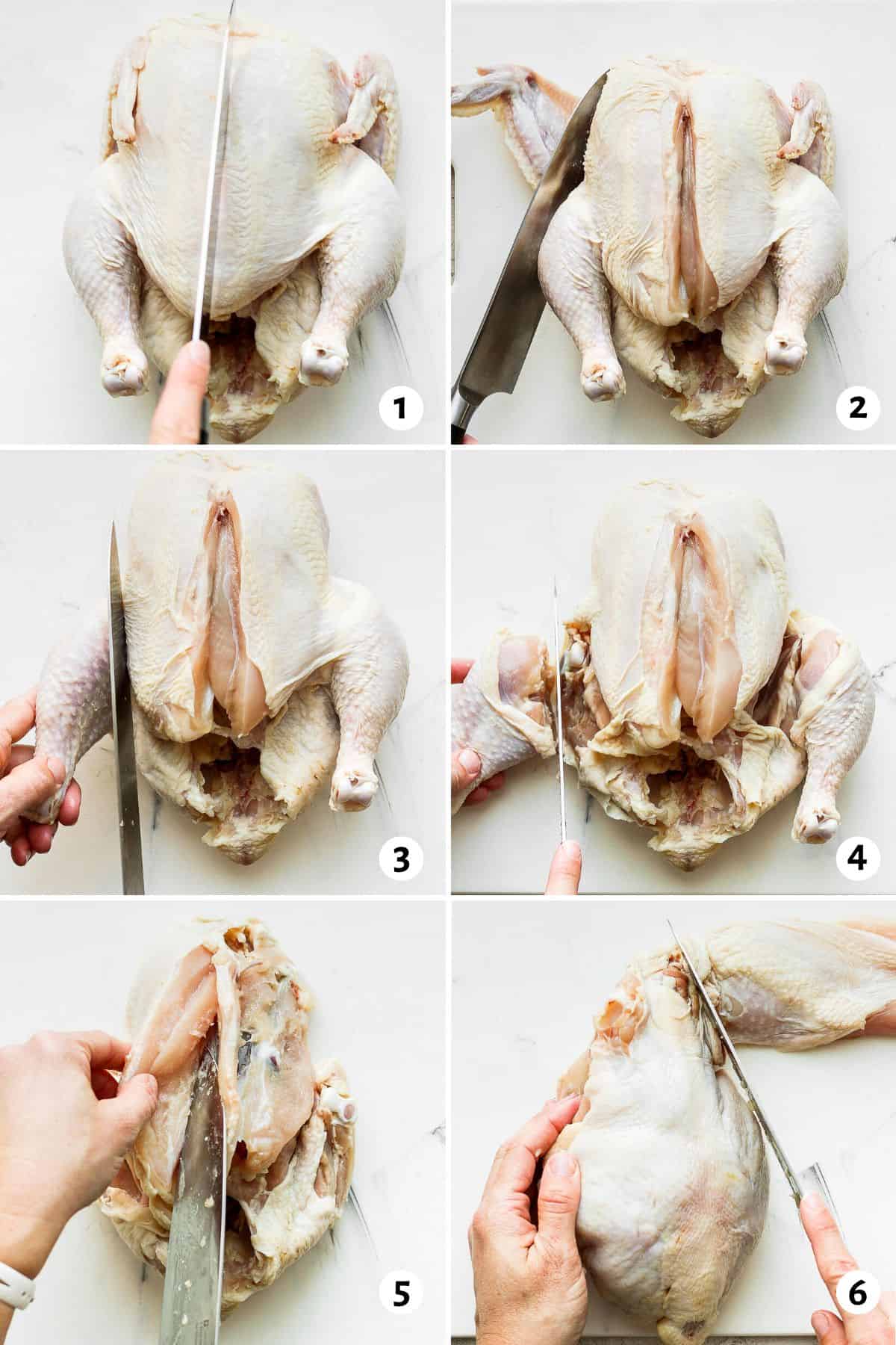 whole chicken parts