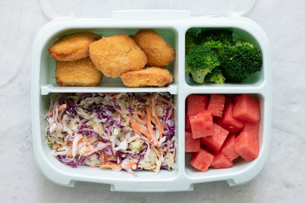 Chicken nuggets  Kids lunch box meals, Preschool lunch, Fun lunch