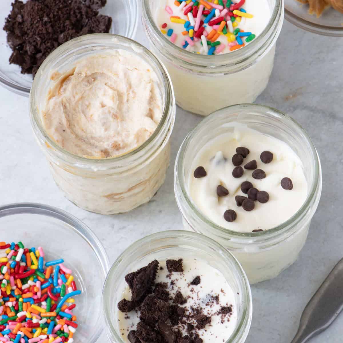 Mason Jar Ice Cream