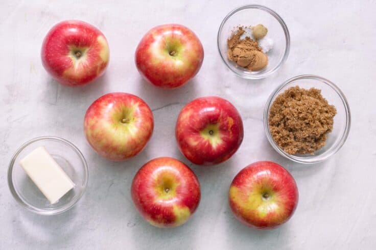 Baked Apple Slices (Easy Dessert)