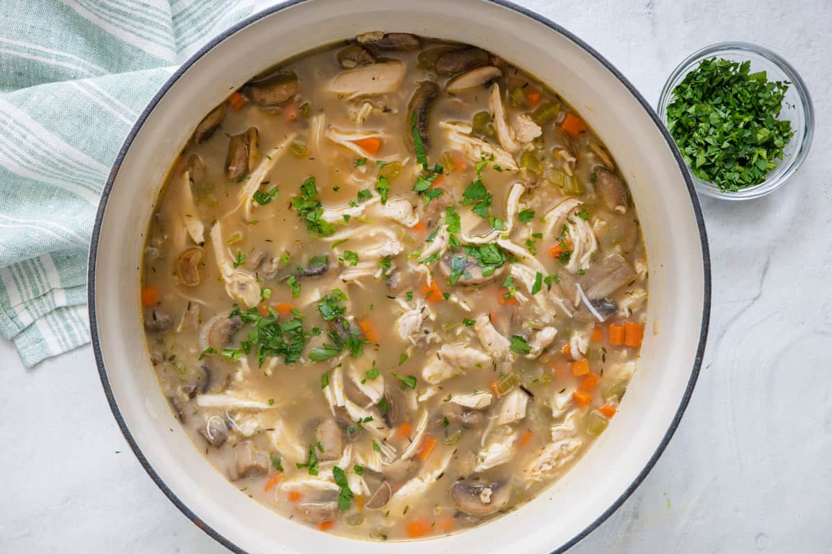 Chicken Wild Rice Soup.