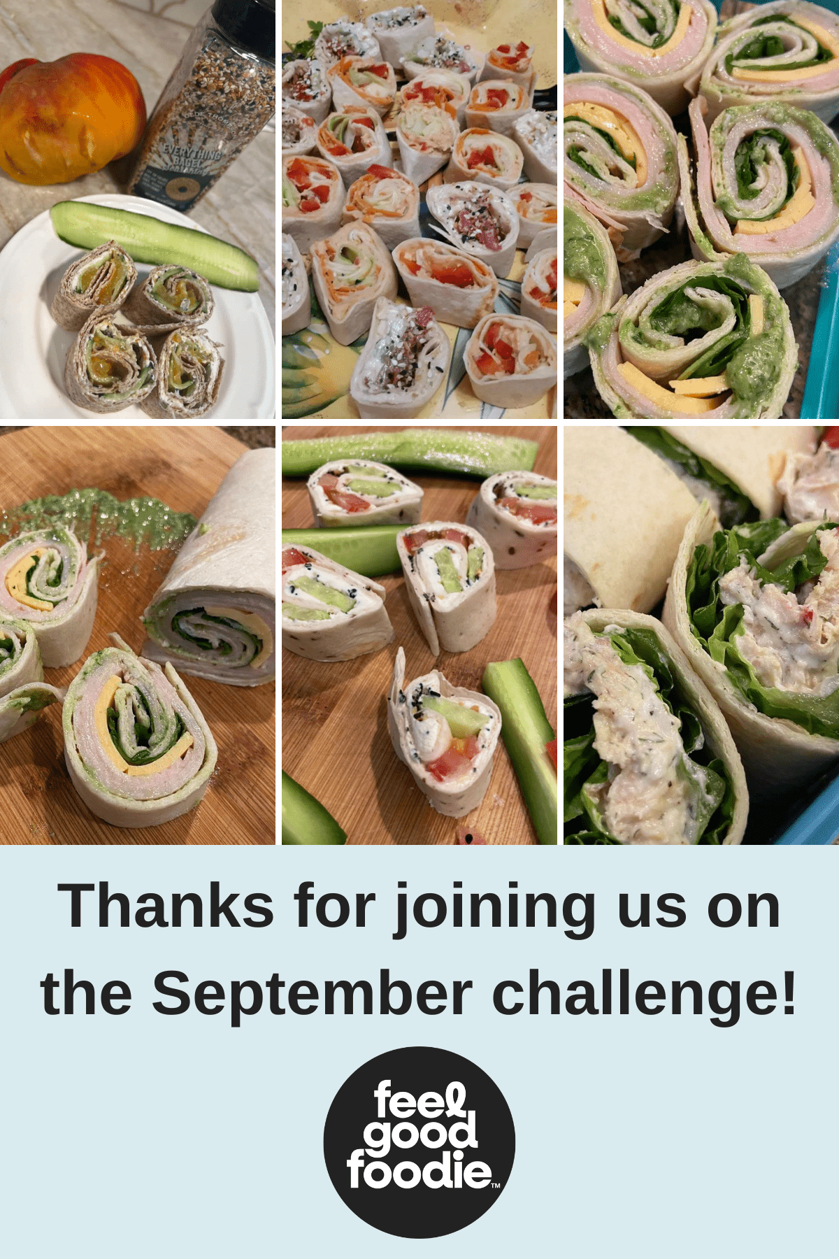 September Cooking Challenge Remakes Collage