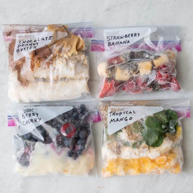 Freezer Smoothie Packs.