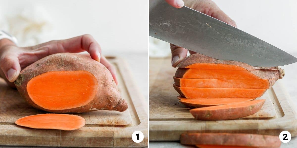 How to Cut Sweet Potatoes {Cubes, Sticks & More!} - FeelGoodFoodie