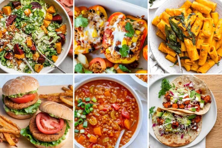 75+ Vegetarian Dinner Recipes - Feel Good Foodie