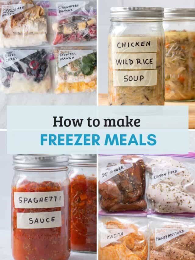 How to Make Freezer Meals for Families - FeelGoodFoodie