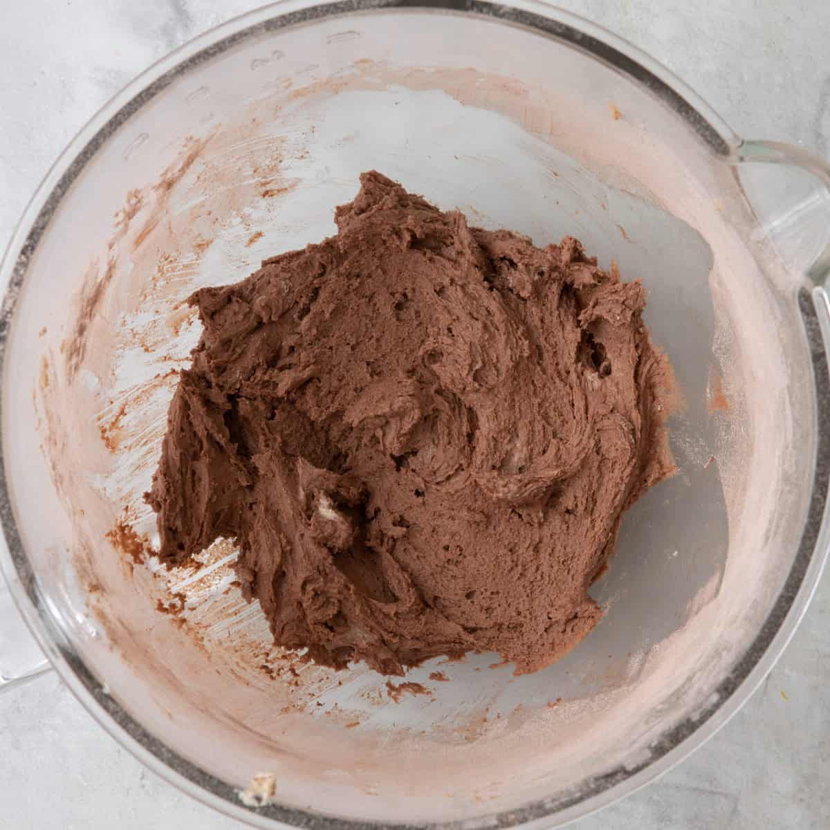 Dry ingredients incorporated.