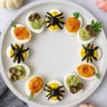 Halloween Deviled Eggs.