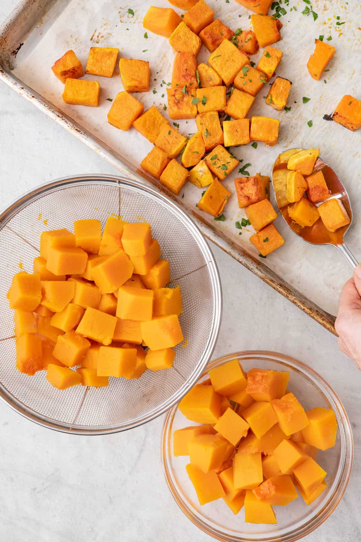 simple butternut squash peeler