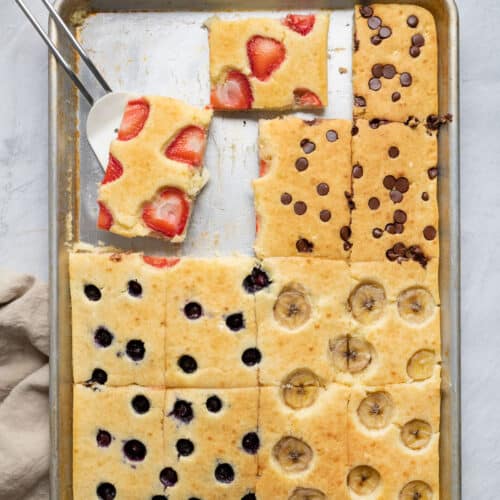 Sheet Pan Pizza {Homemade Dough Recipe Included} - FeelGoodFoodie