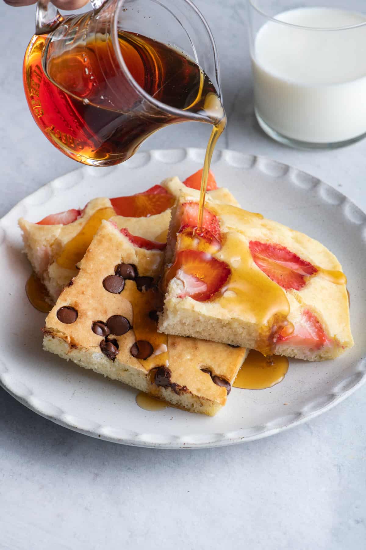 Strawberry Sheet-Pan Pancakes