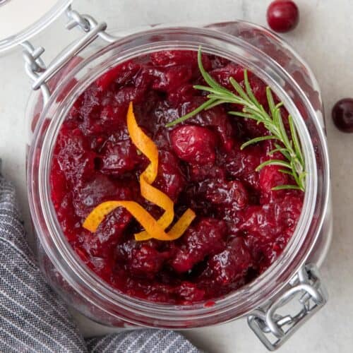 Cranberry Orange Sauce.