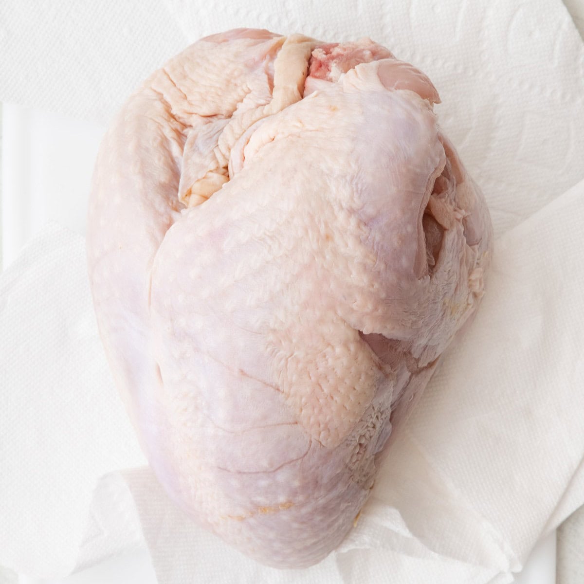 Turkey on a cutting board.