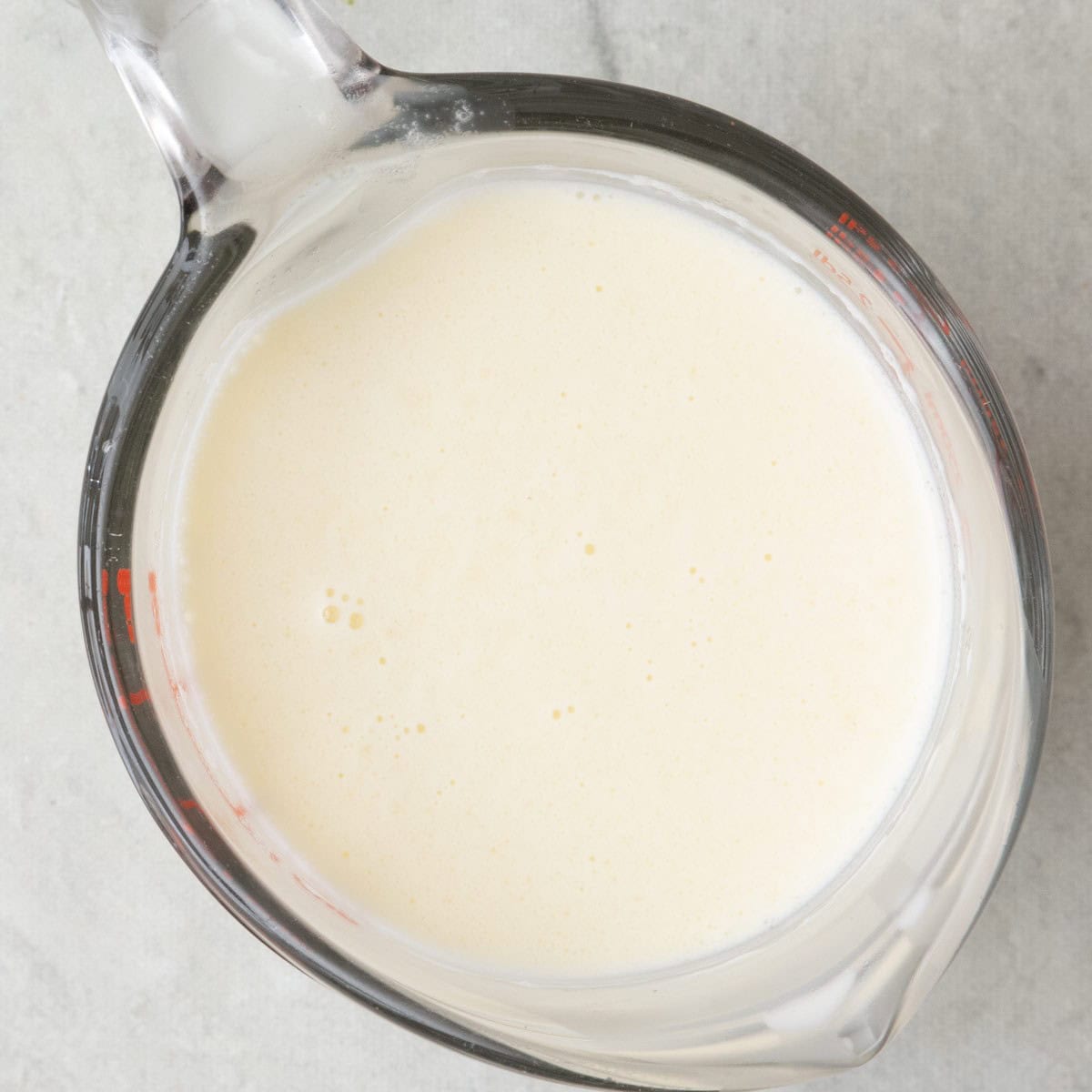 Sauce after being strained.