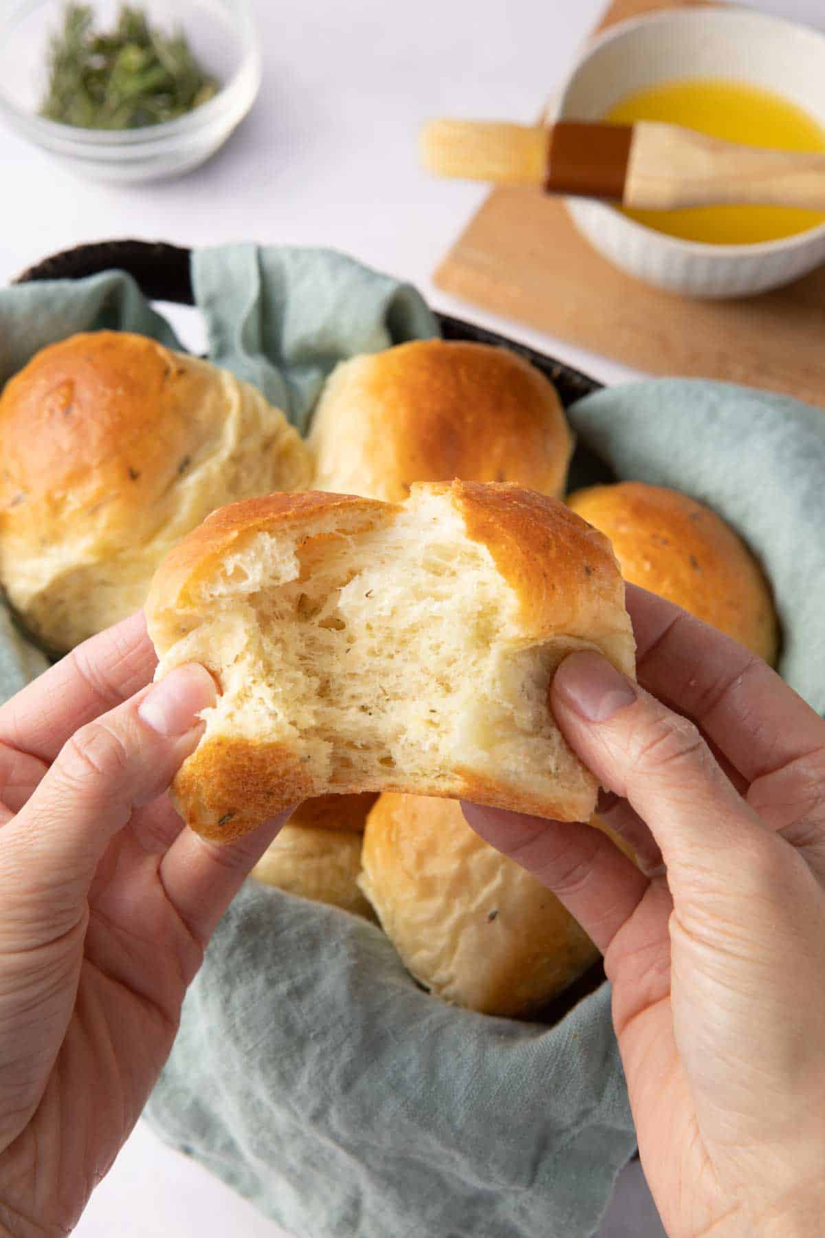 Sea Salt & Herb Skillet Rolls - Sally's Baking Addiction