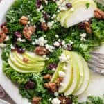 Pear Salad with Candied Walnuts.