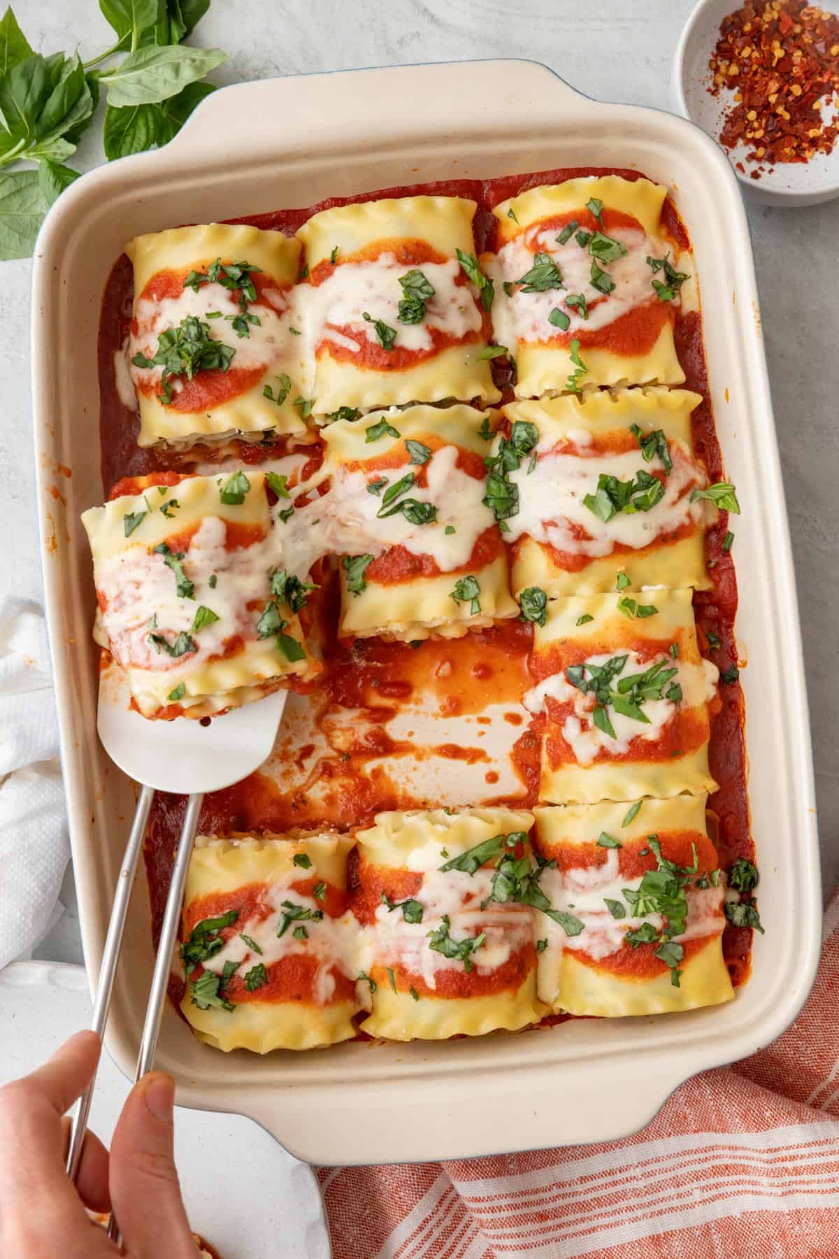 Spinach Lasagna Roll Ups 12 