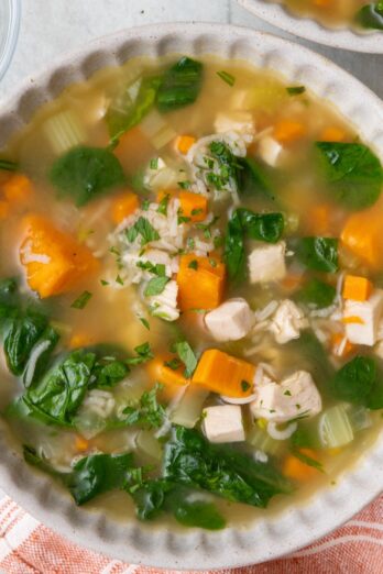 Turkey Rice Soup.