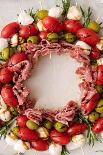 Charcuterie Wreath.