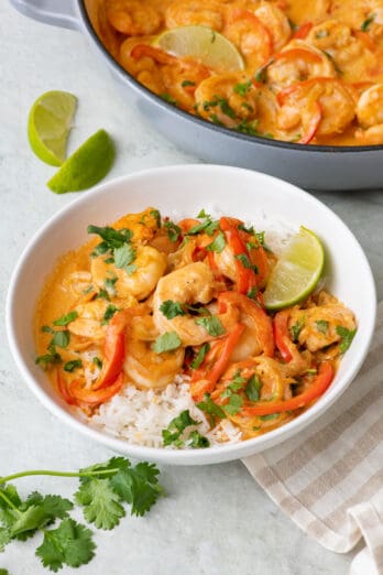 Red Curry Shrimp With Coconut Milk - FeelGoodFoodie